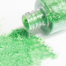 GRIMAS Crystal Flakes 740 GREEN (plasticvrij)