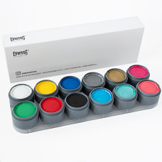 GRIMAS  Make-up  PALET 6/6P-XL (12x15 ml.) 6 x basis + 6 x pearl
