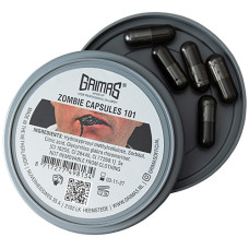 GRIMAS Capsules ZOMBIE 5 stuks 101 ZWART  (plantaardig)