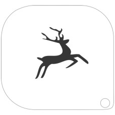 GRIMAS Schmink stencil  92 Rendier  (mini Schminksjabloon)