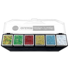 VIVID  Gleam  cream - CHRISTMAS MIRACLE palet 6 x 8 gr (incl. gratis silicone spatel)