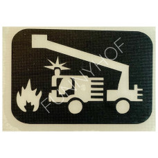 Funnyhof - Brandweerwagen (6 cm x 4 cm)