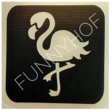 Funnyhof - Flamingo (5 cm x 5 cm)
