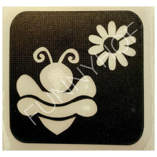 Funnyhof - Hommel (5 cm x 5 cm)