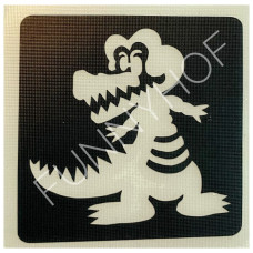 Funnyhof - Krokodil (5 cm x 5 cm)