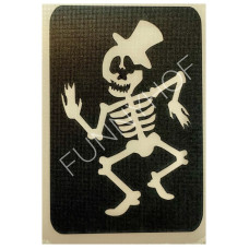 Funnyhof - Skelet Halloween (6 cm x 4 cm)