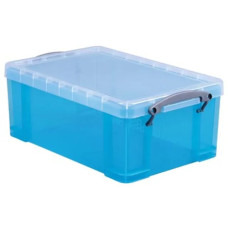 Glittertattoo sjablonen box LARGE - BLAUW met 3 x inleg voor 3 x 15 sjablonen  (zonder sjablonen)