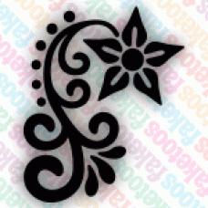 Henna floral small (FT)