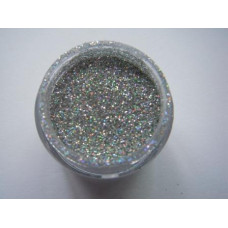 Glitter laser zilver (potje 5 gram)