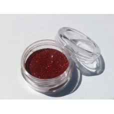 Glitter laser oranje  (potje 5 gram)