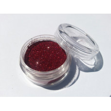 Glitter laser rood (potje 5 gram)
