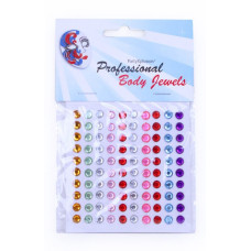 Body Strass steentjes rond mini 100 stuks a 6 mm.