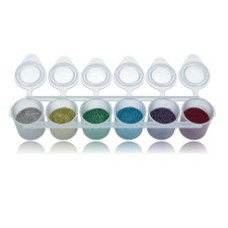 6 pack Superstar - Biologische Glitter - Happy - 6 x 13 gr
