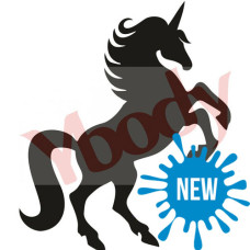 Y-body sjabloon Unicorn Thunder - eenhoorn