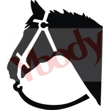 Y-body sjabloon Horse Head