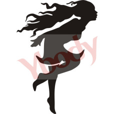 Y-body sjabloon Kissing girl