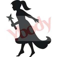 Y-body sjabloon Magic girl
