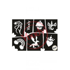 Y-body sjablonen set Magical 6 stuks
