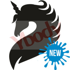 Y-body sjabloon Mythical Unicorn - eenhoorn