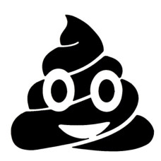 Superstar Sjabloon - Poep