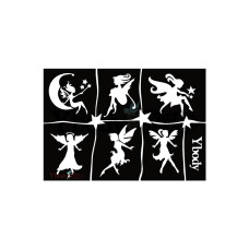 Y-body sjablonen set Fairies 6 stuks