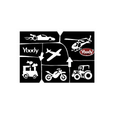 Y-body sjablonen set Transport 6 stuks