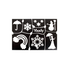 Y-body sjablonen set Winter 7 stuks