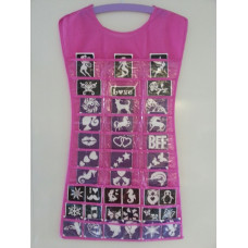 Sieraden jurk roze (excl. sjablonen)
