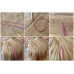 Glitter tinsels ZILVER 100 st. + 20 inzetringetjes (uitverkocht)