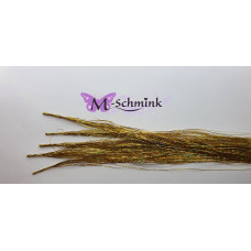  5 Glimmende Tinsels GOUD (met ring)