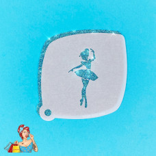 MRQ stencil small - Dancing Ballerina