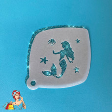 MRQ stencil small - Mermaid