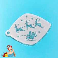 MRQ stencil medium KERST - Speedy Sleigh