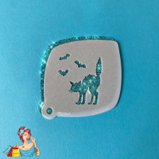 MRQ stencil small - Halloween - Scary Cat
