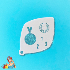 MRQ stencil medium -  Symply the Best Medal