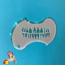 MRQ stencil medium Halloween - Teeth 