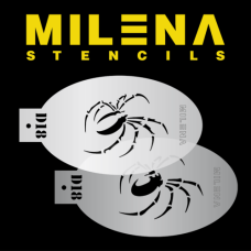 MILENA stencil Spider - D18