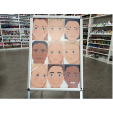  Reclamebord A2 formaat  - (alleen af te halen - zonder gezichten)