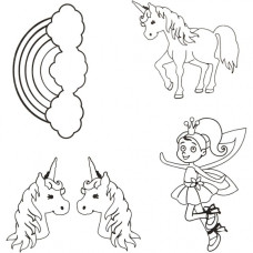 Krimpfolie UNICORN 4 stuks