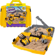 Kinetic Sand set XL - opklapbare zandbak BOUWPLAATS met 900 gr zand (goedgekeurd)