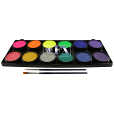 Diamond FX schmink palet NEON + METALLIC large