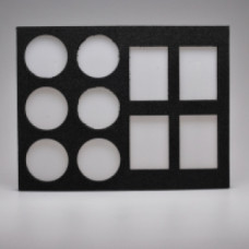 MEHRON INSERT (Inlegvel) voor 6 x Make-Up en 4 x Prisma