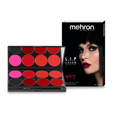 Mehron L.I.P  Cream Palette - 8 kleuren - Spicy