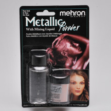 Mehron  Metallic Powder Rose Gold + Liquid