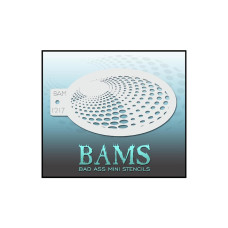 BAMS stencil  1217 Stippen (3d effect)