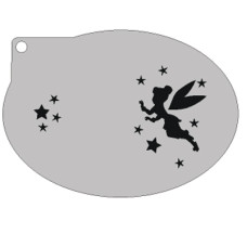 Medium stencil  - Elfje met sterren 