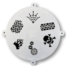 Galaxy TAP Face Painting Stencil - HARDCORE