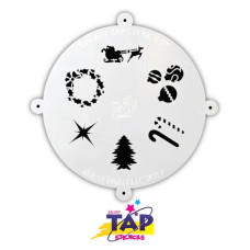 Galaxy TAP Face Painting Stencil - CHRISTMAS
