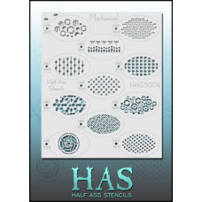Bad Ass Half Ass stencils MECHANICAL