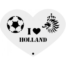 Medium  stencil - I love Holland
